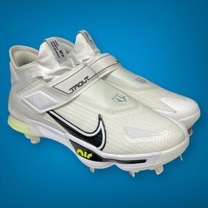 Nike Force Zoom Trout 8 Elite 'White Black Volt' Men's Size 11.5 CZ5913-100